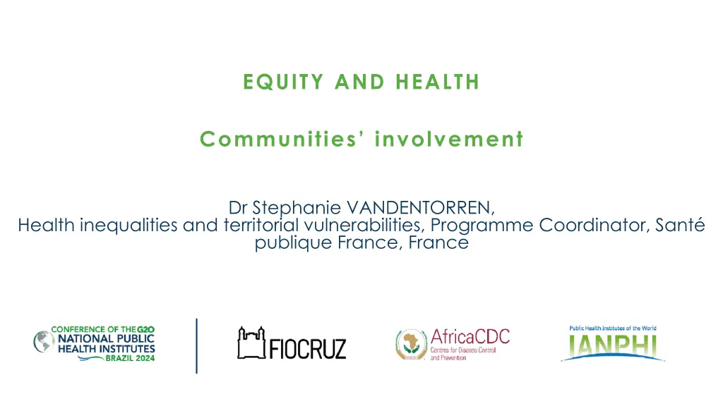 equity and health n.w
