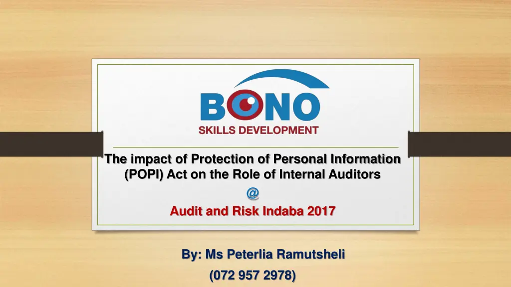 the impact of protection of personal information n.w