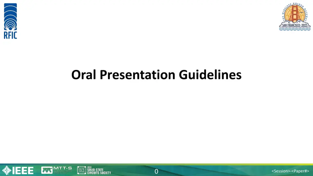 oral presentation guidelines n.w