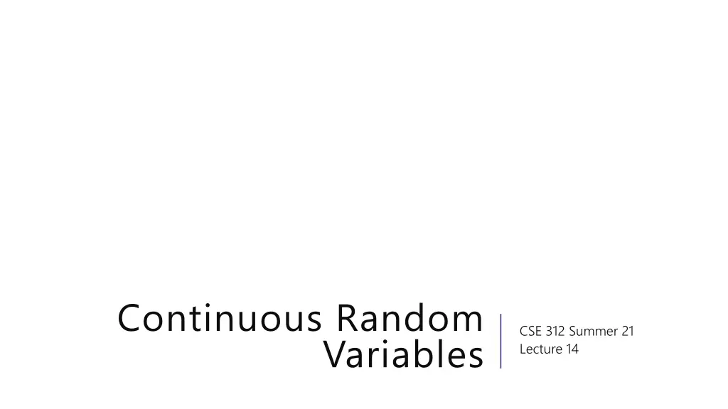 continuous random n.w