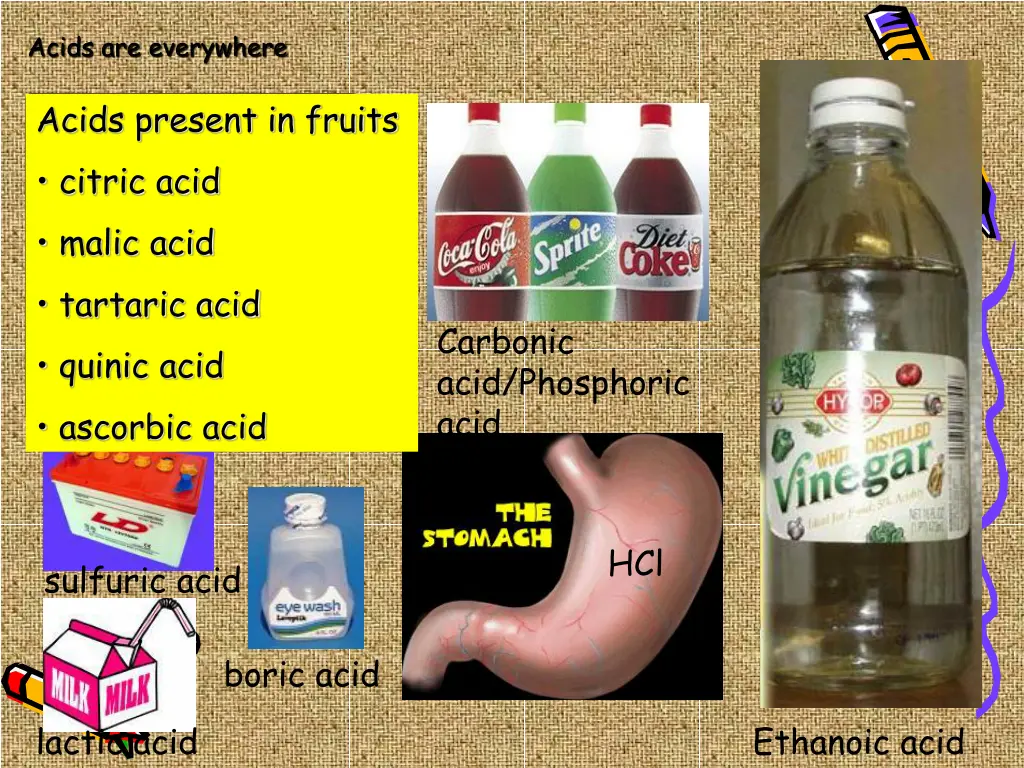 acids are everywhere n.w