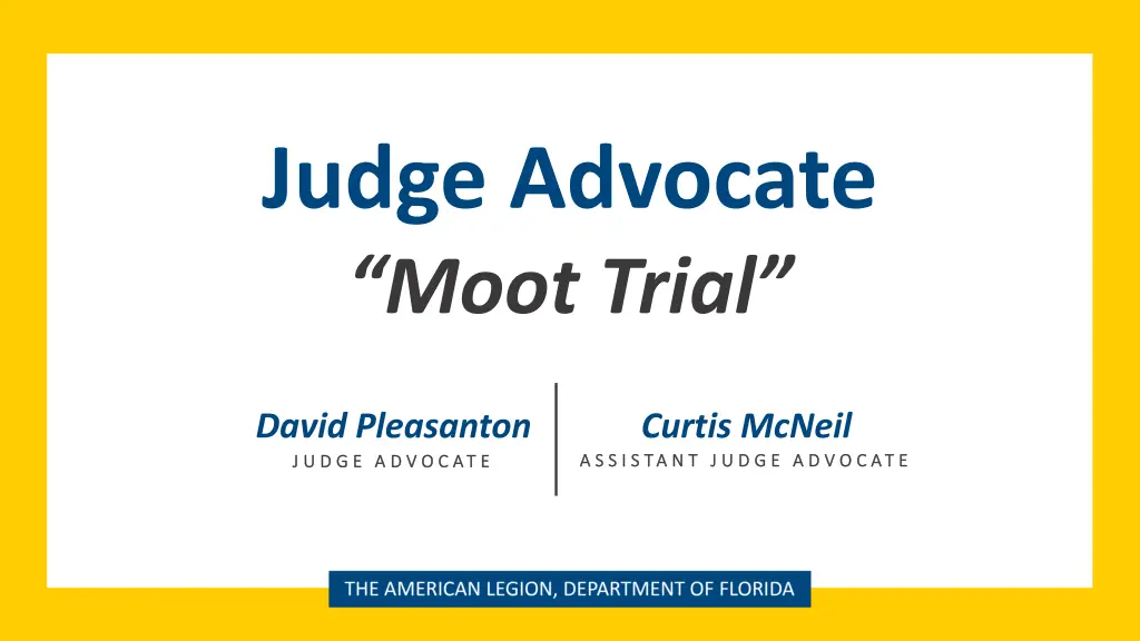 judge advocate moot trial n.w