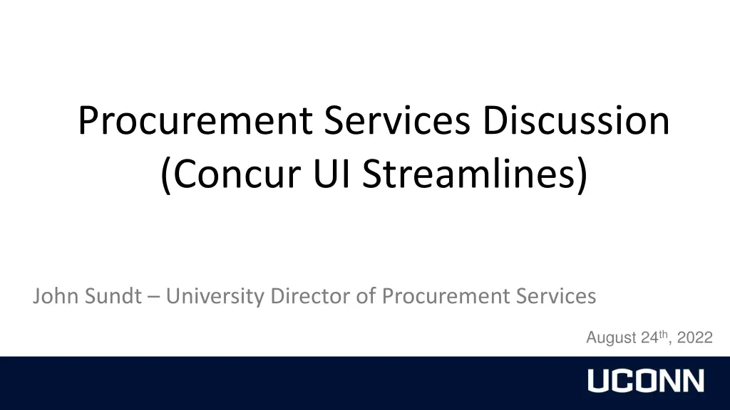 procurement services discussion concur n.w