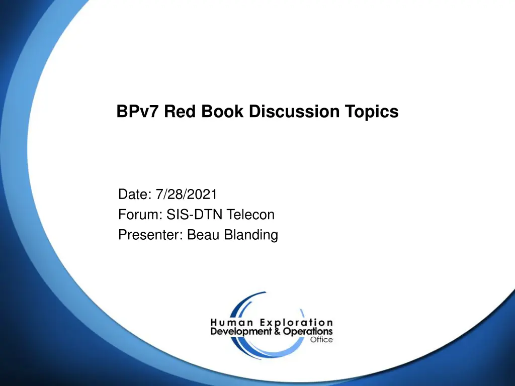 bpv7 red book discussion topics n.w