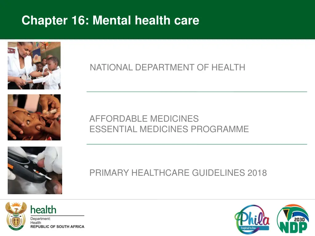 chapter 16 mental health care n.w