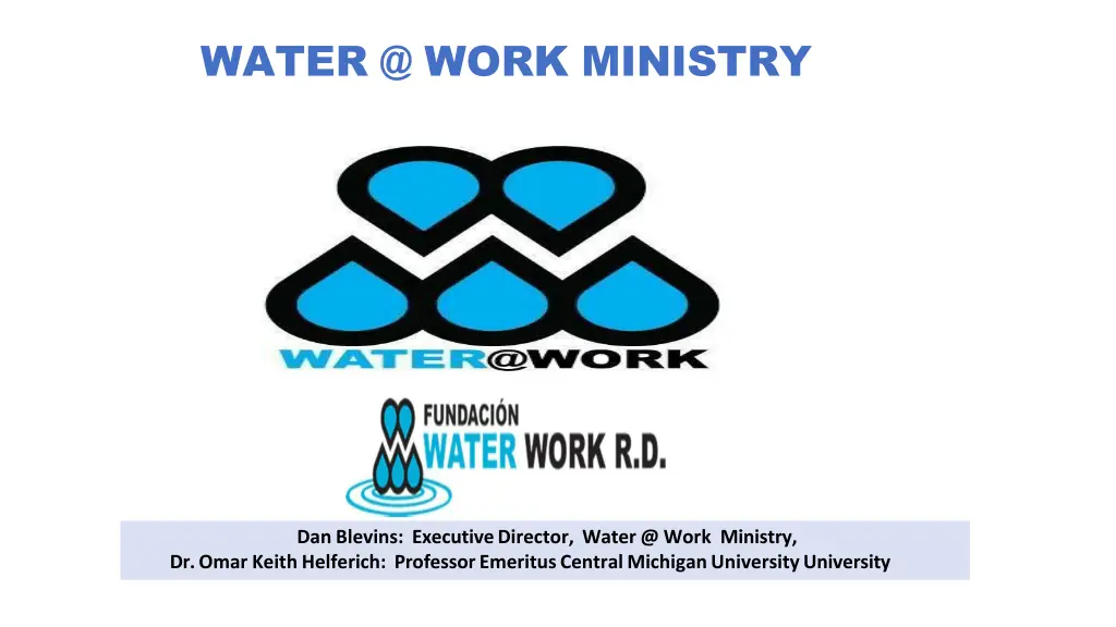 water @ work ministry n.w