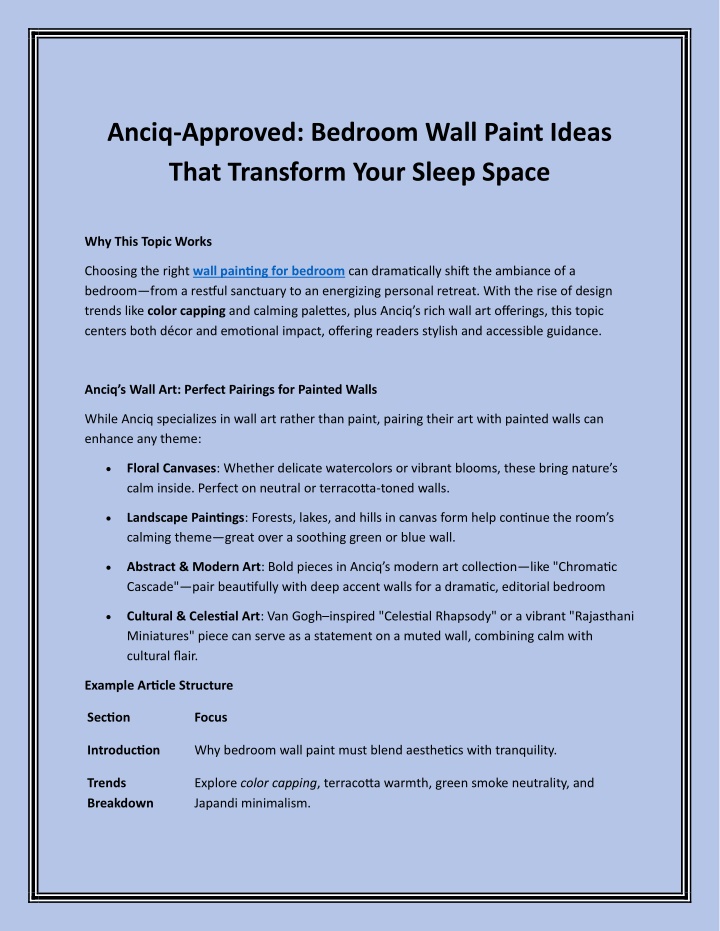 anciq approved bedroom wall paint ideas that n.w