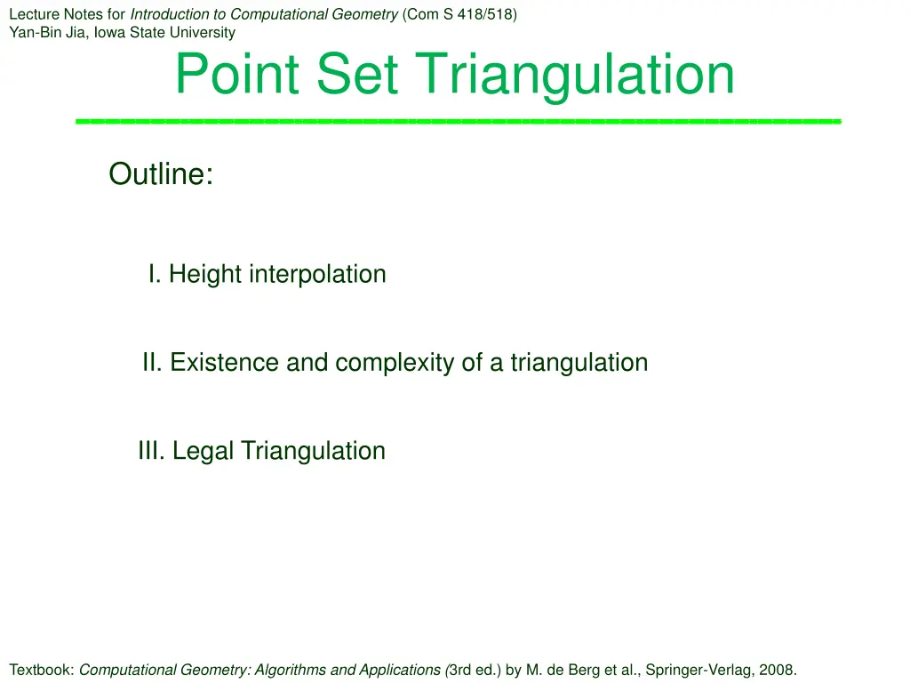 lecture notes for introduction to computational n.w