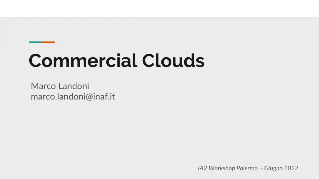 commercial clouds n.w