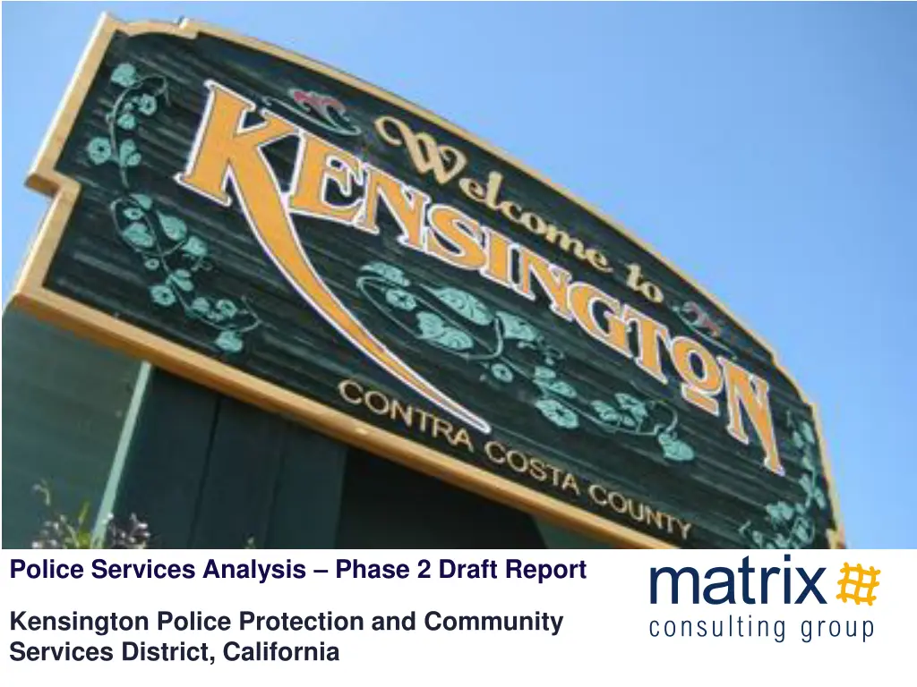 police services analysis phase 2 draft report n.w