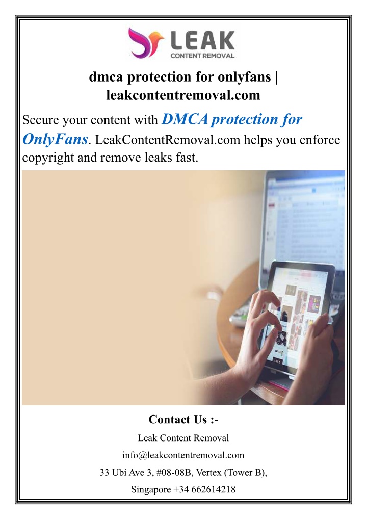 dmca protection for onlyfans leakcontentremoval n.w