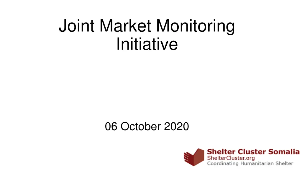 joint market monitoring initiative n.w