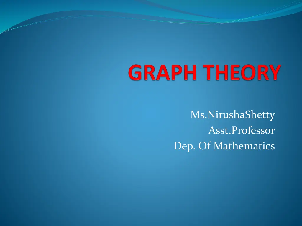 ms nirushashetty asst professor dep of mathematics n.w