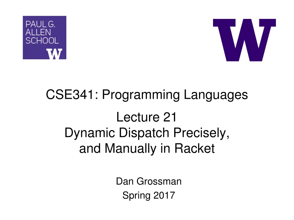 cse341 programming languages n.w