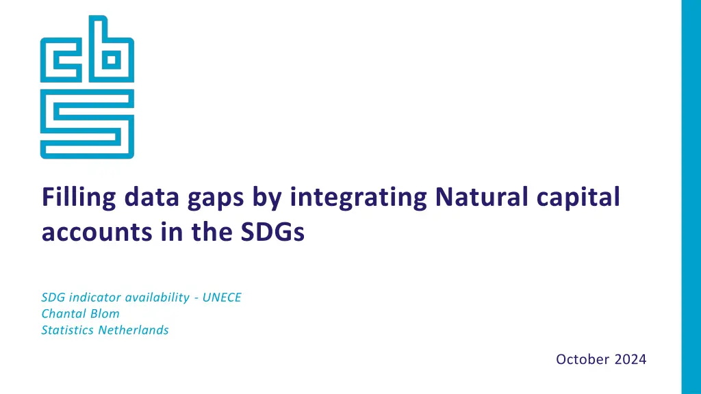 filling data gaps by integrating natural capital n.w