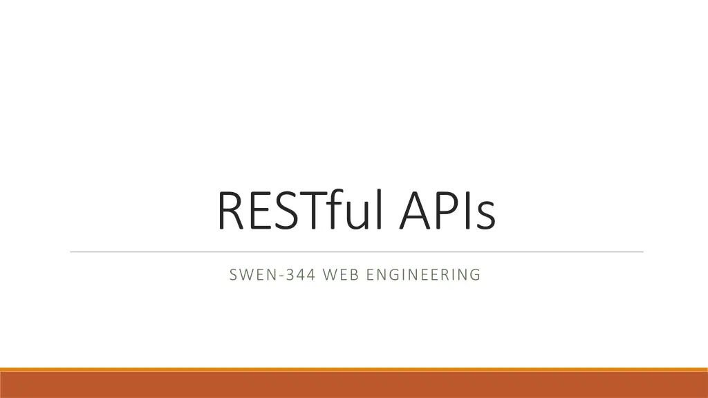 restful apis n.w
