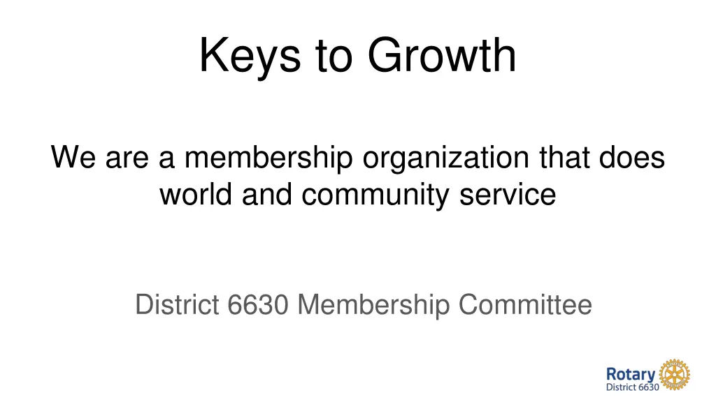 keys to growth n.w