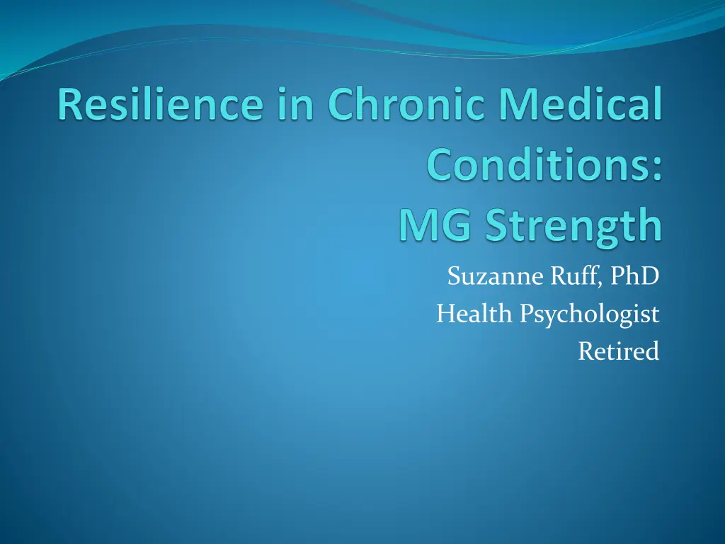 suzanne ruff phd health psychologist n.w