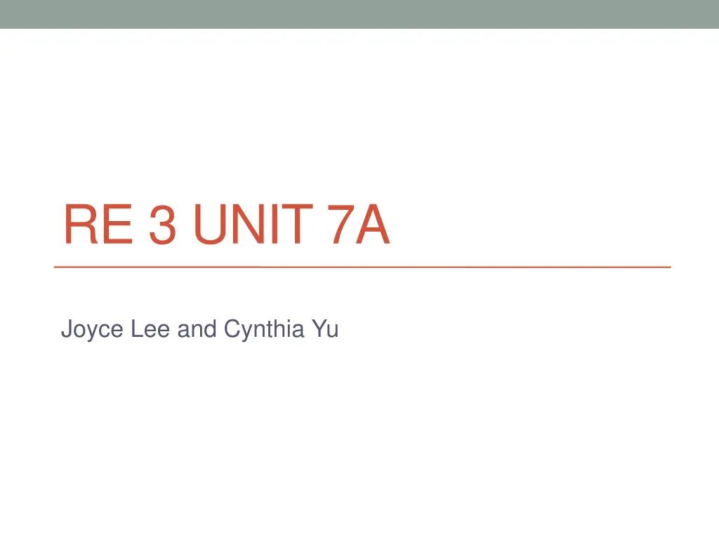 re 3 unit 7a n.w