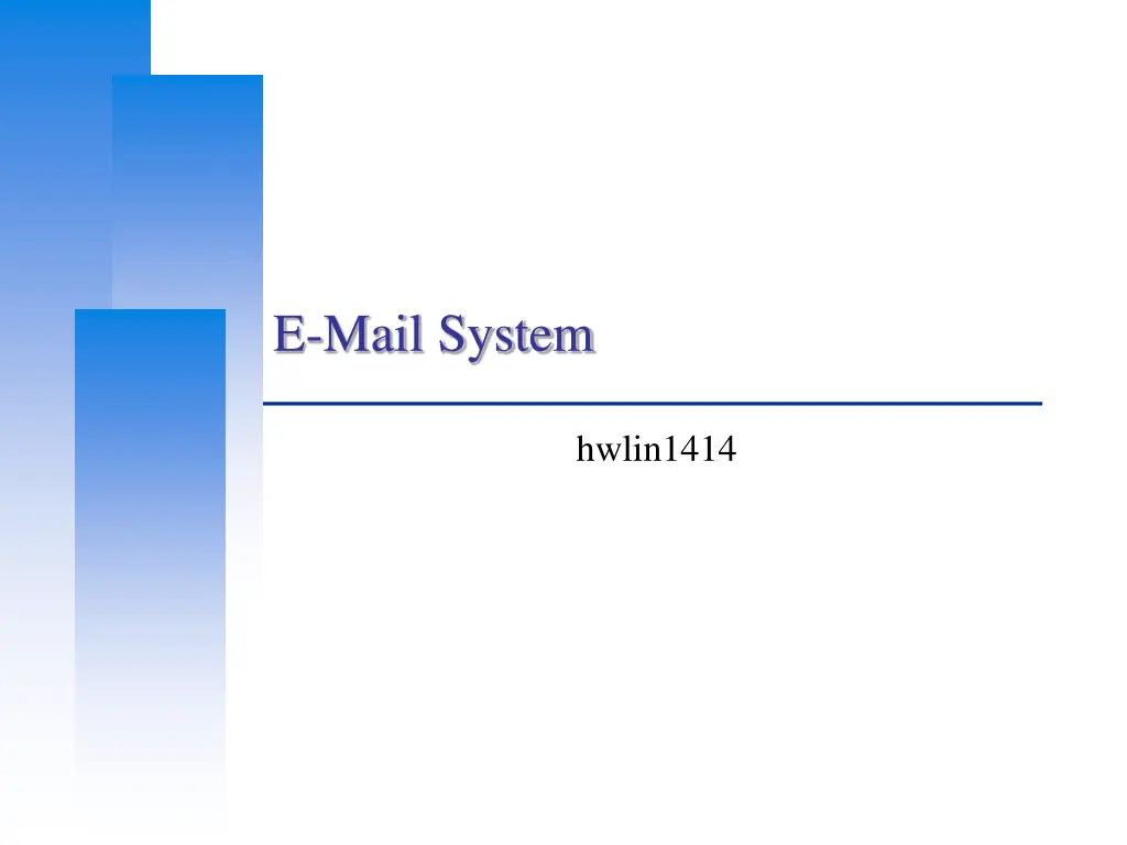 e mail system n.w