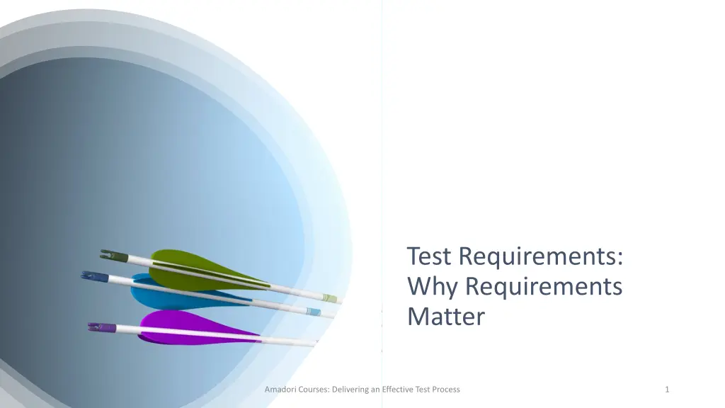 test requirements why requirements matter n.w
