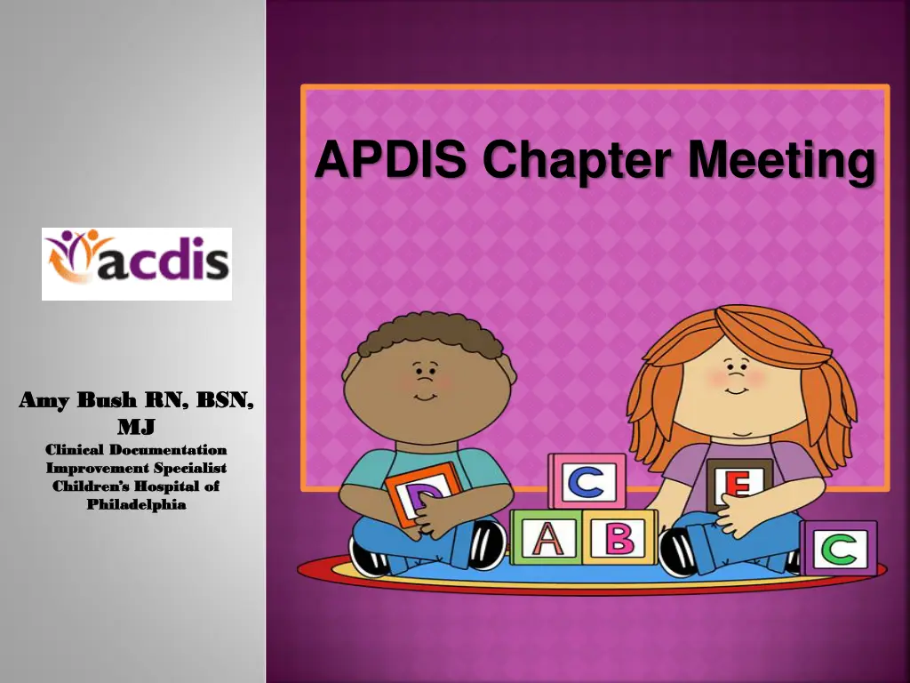 apdis chapter meeting n.w