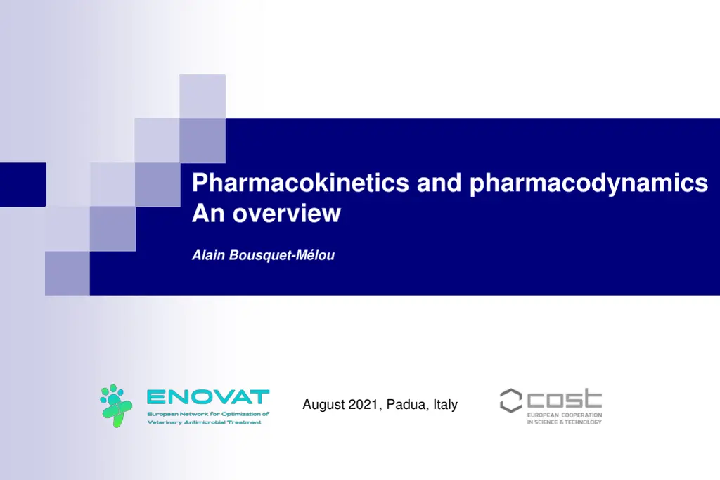 pharmacokinetics and pharmacodynamics an overview n.w