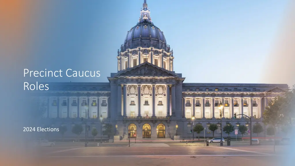precinct caucus roles n.w