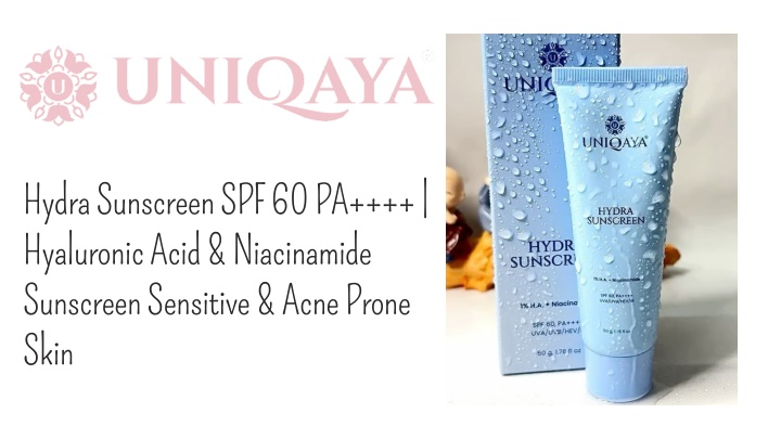 hydra sunscreen spf 60 pa hyaluronic acid n.w
