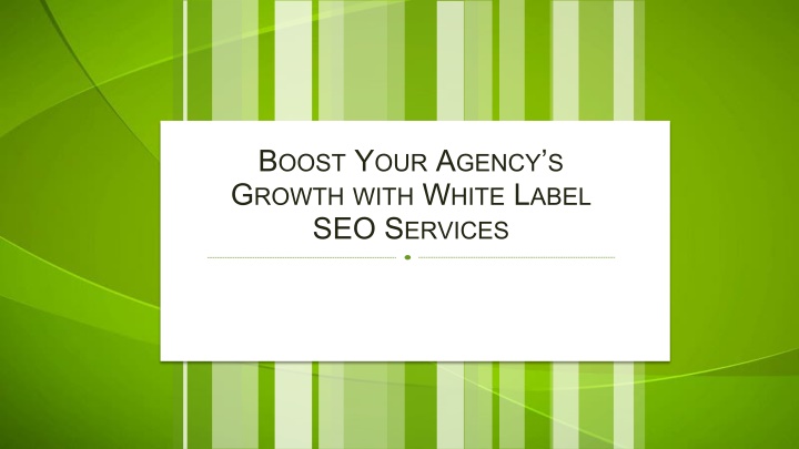 Boost Your Agency’s Growth with White Label SEO Services