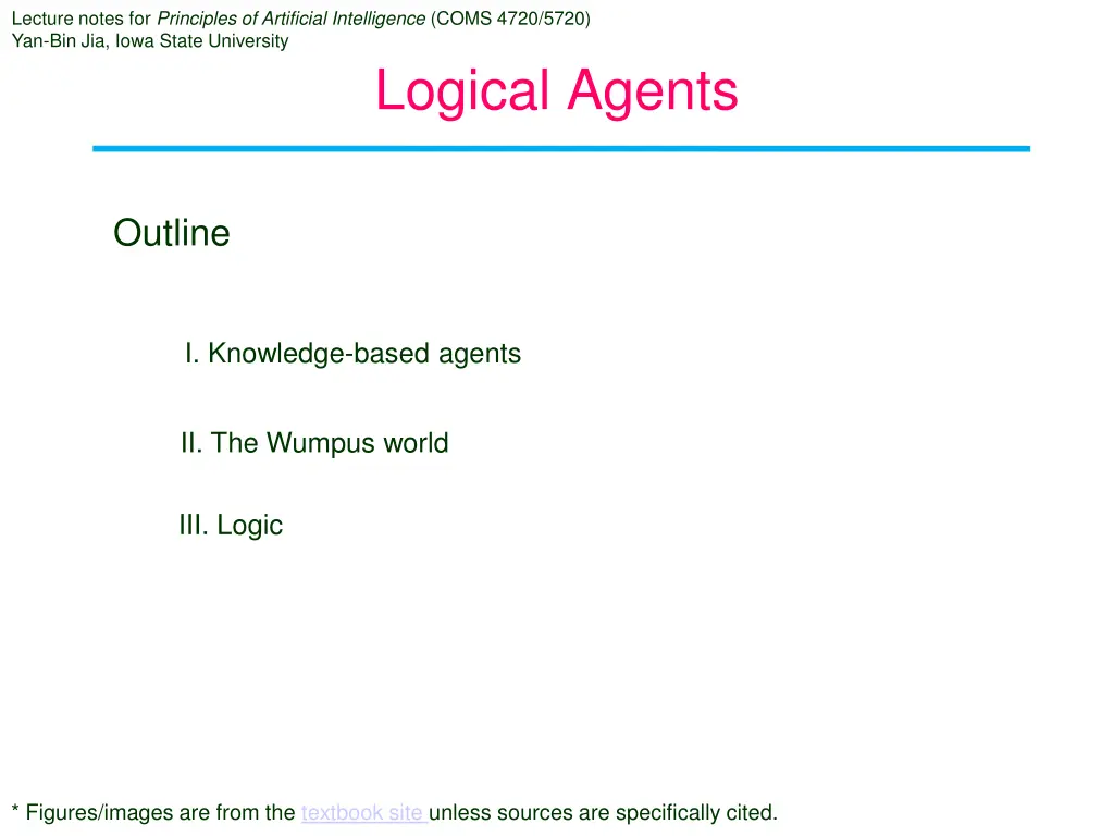 lecture notes for principles of artificial n.w