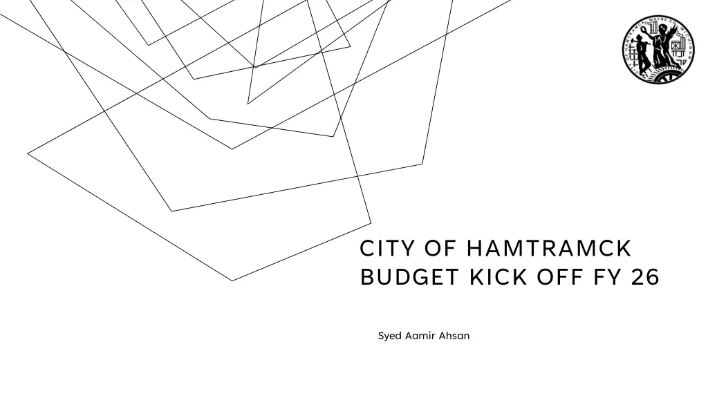 city of hamtramck budget kick off fy 26 n.w