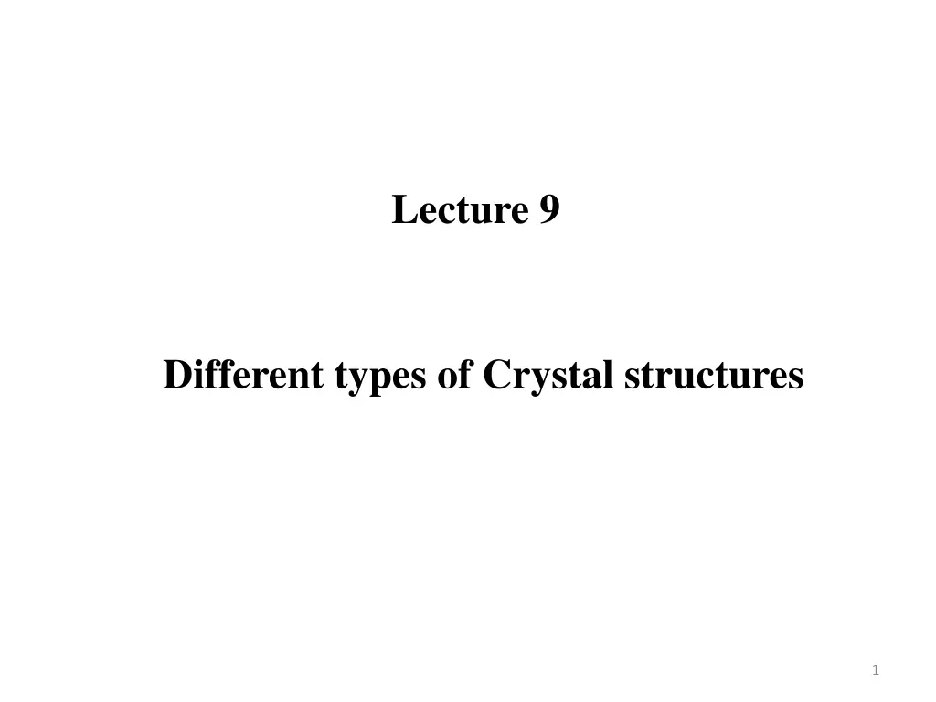lecture 9 n.w