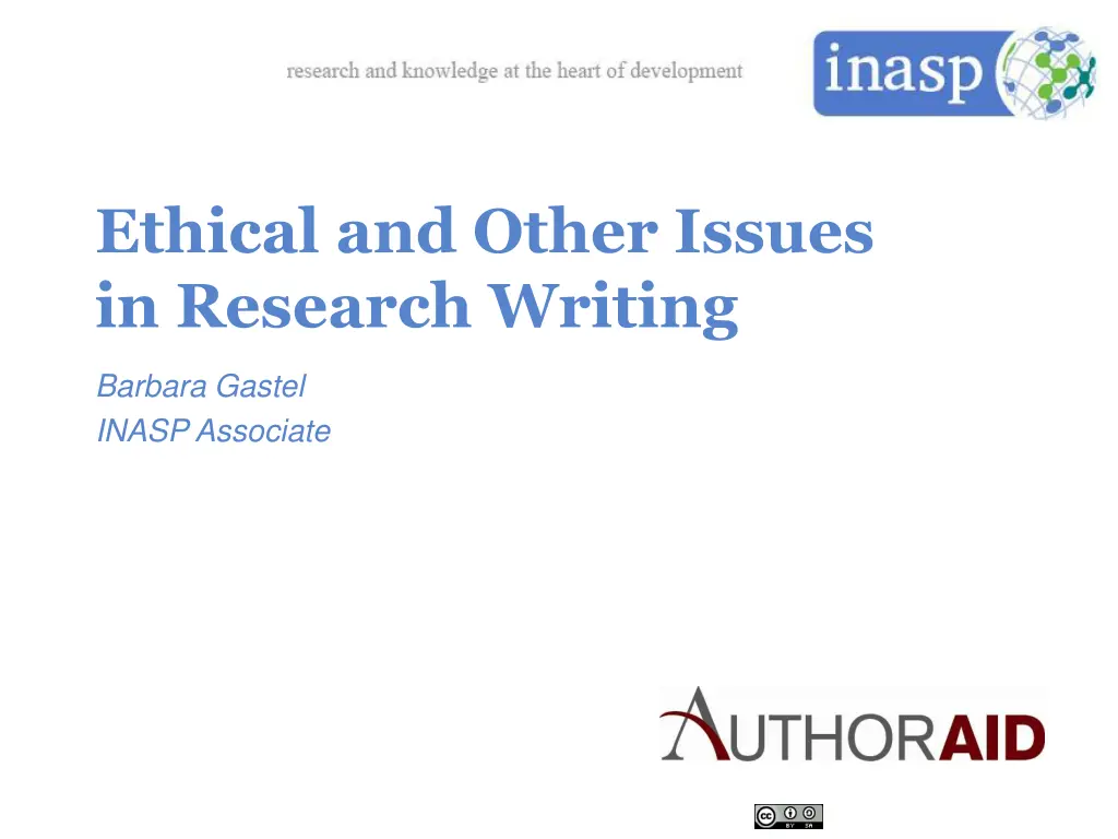 ethical and other issues in research writing n.w