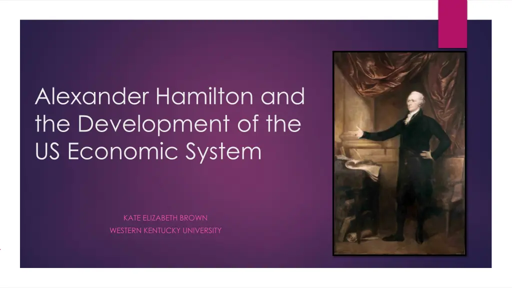 alexander hamilton and the development n.w