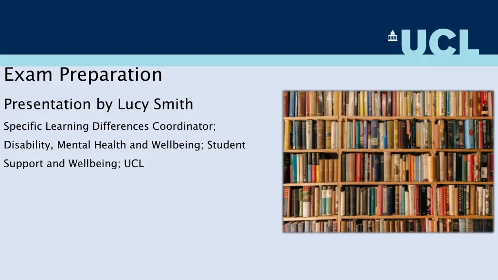 exam preparation presentation by lucy smith n.w