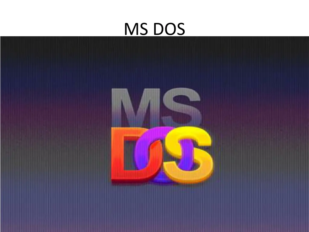 ms dos n.w