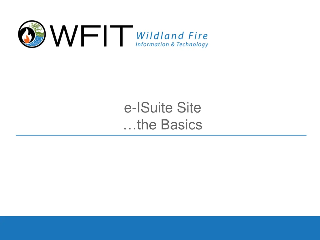 e isuite site the basics n.w
