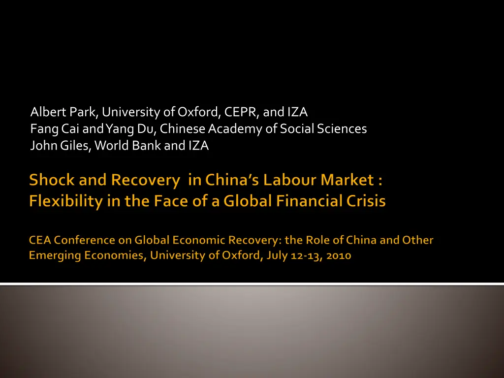 albert park university of oxford cepr n.w