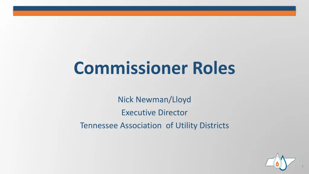 commissioner roles n.w