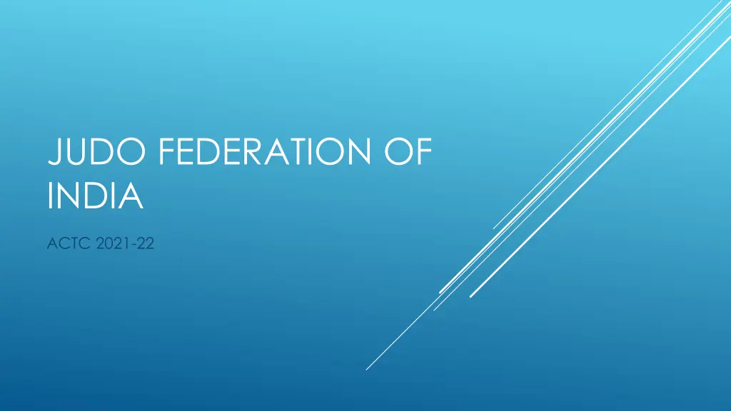 judo federation of india n.w
