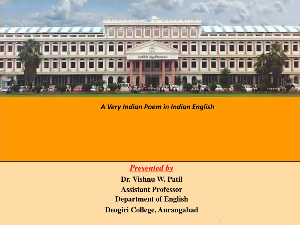 a very indian poem in indian english n.w