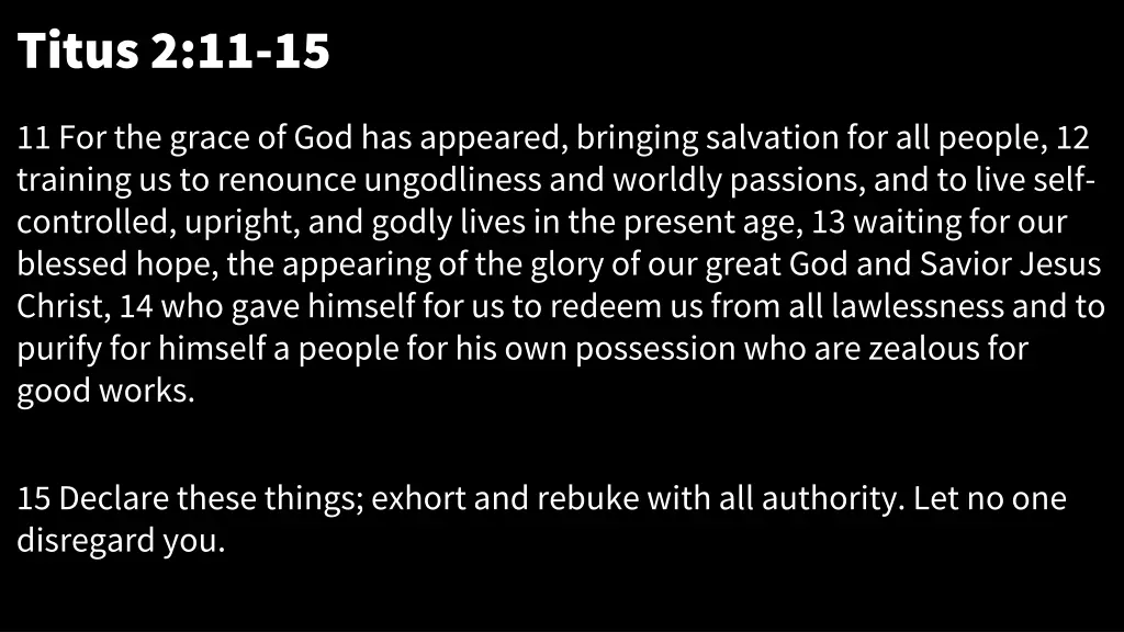 titus 2 11 15 n.w