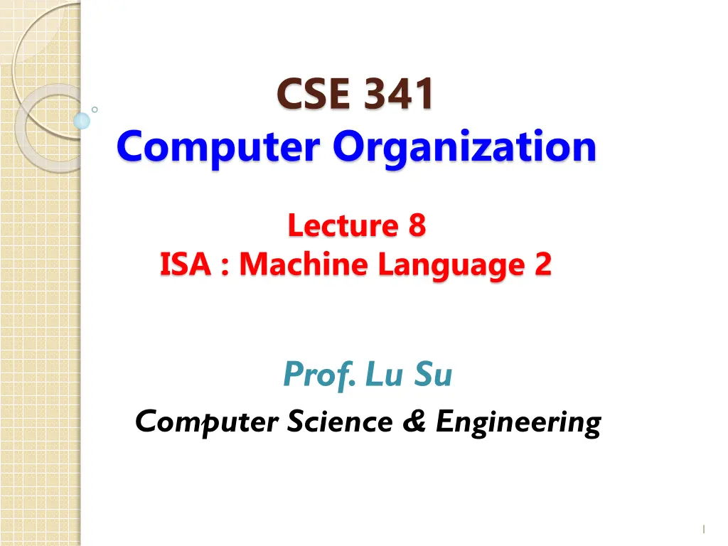 cse 341 n.w