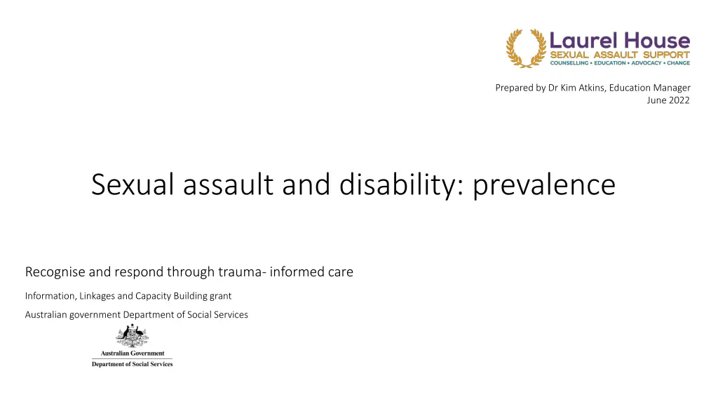 prepared by dr kim atkins education manager june n.w