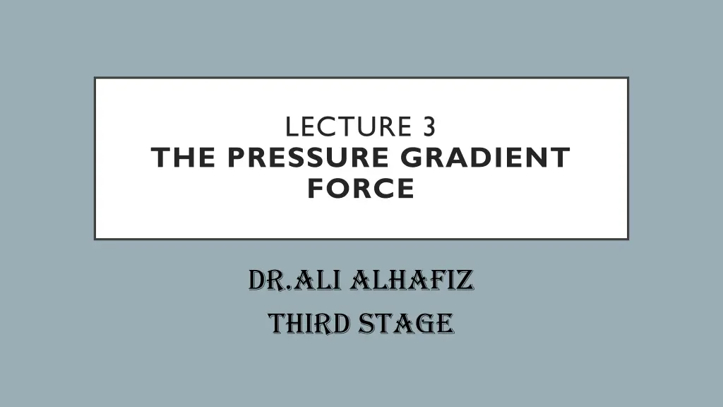 lecture 3 n.w