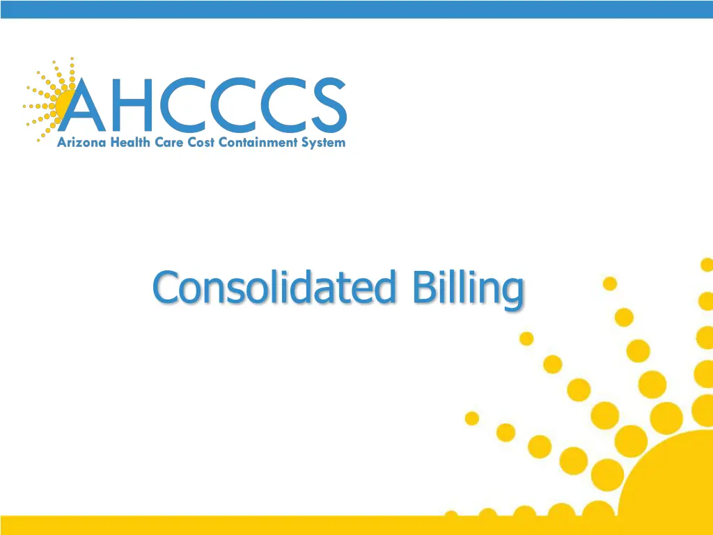 consolidated billing n.w