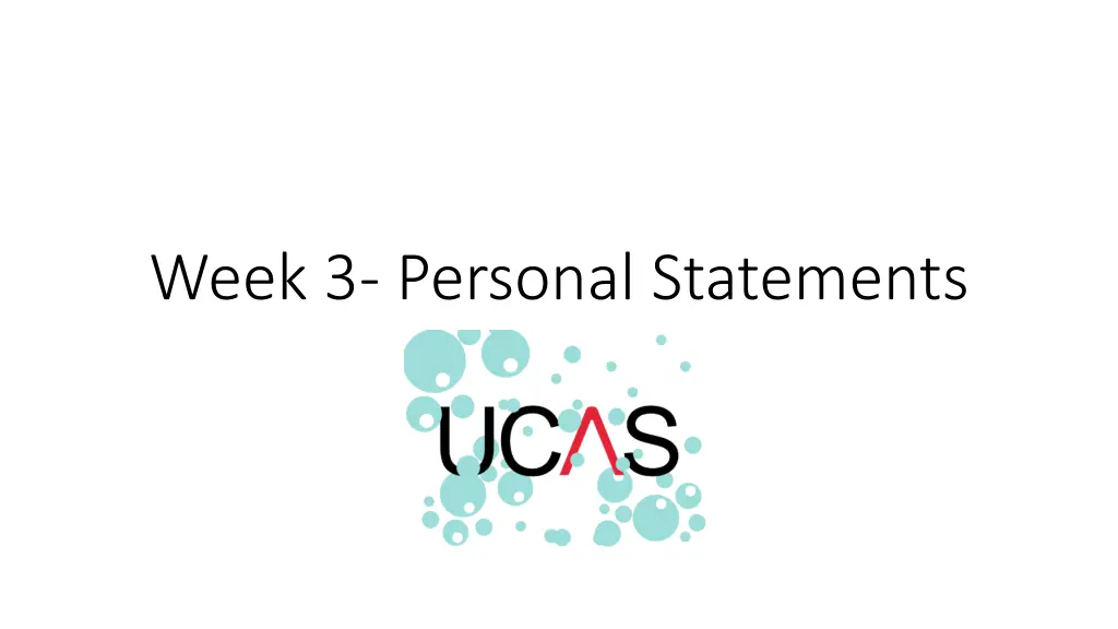 week 3 personal statements n.w
