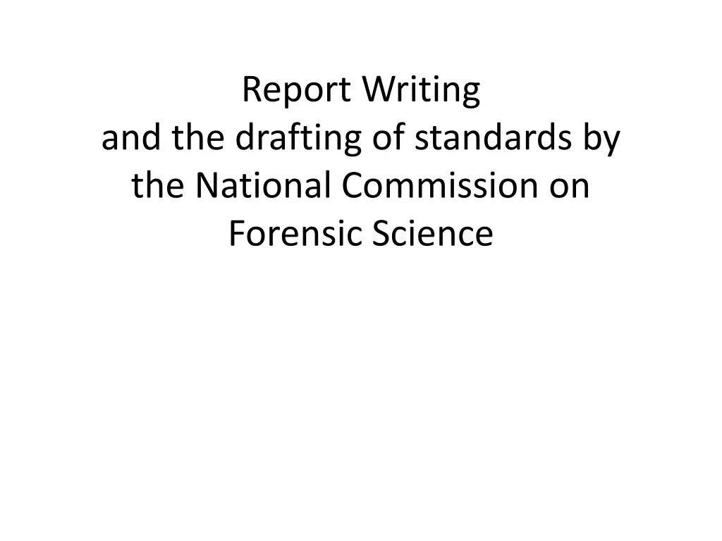report writing n.w