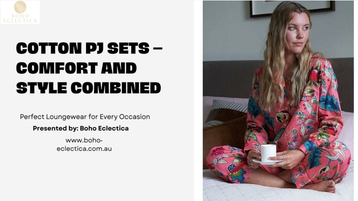 Comfortable and Stylish Cotton PJ Sets for Relaxing